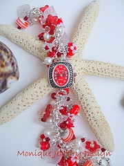 murano bead watches